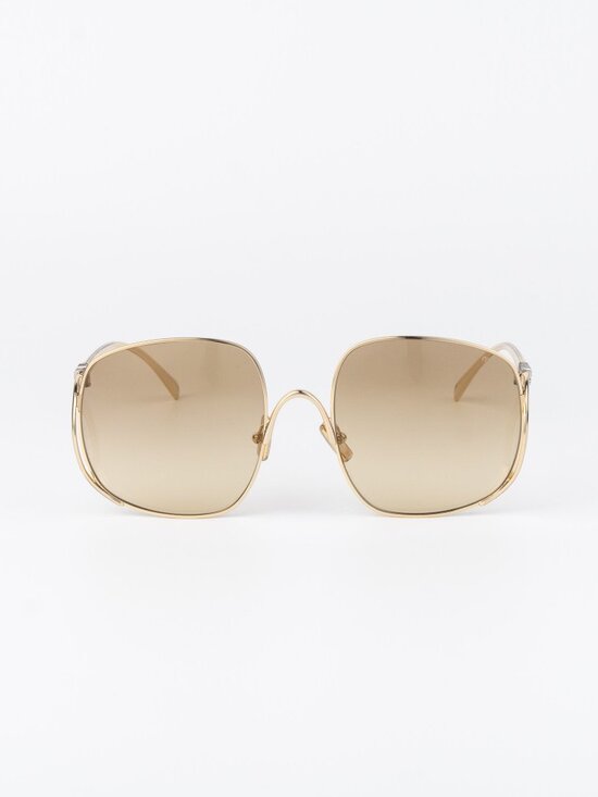 Miu Miu Women Sunglasses Gold Yellow Gradient Square MUA57S 5AK20S NEW AUTHENTIC main image 11